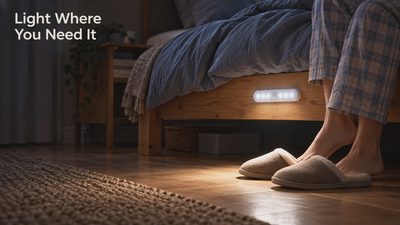 STAR-SPANGLED Motion Sensor Lights Indoor Review: Battery-Operated Stick-On Closet & Stair Lights