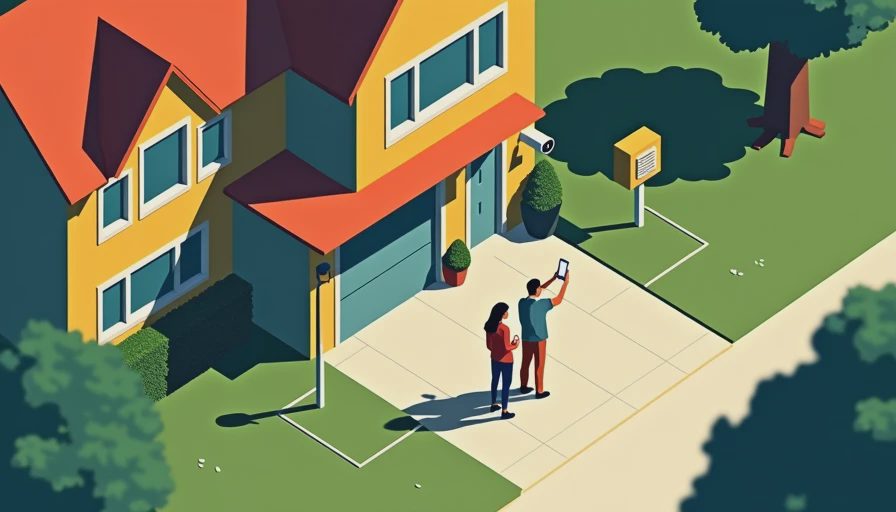 Illustration for smart home automation devices
